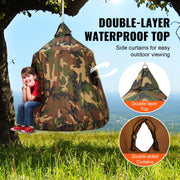 Hanging Tree Tent, 330 LBS Capacity Hanging Tent Swing for Indoor and Outdoor Hammock Sensory Swing Chair V952-DCZPMCSQFB00S8ULJV9