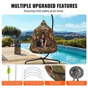 Hanging Tree Tent, 330 LBS Capacity Hanging Tent Swing for Indoor and Outdoor Hammock Sensory Swing Chair V952-DCZPMCSQFB00S8ULJV9