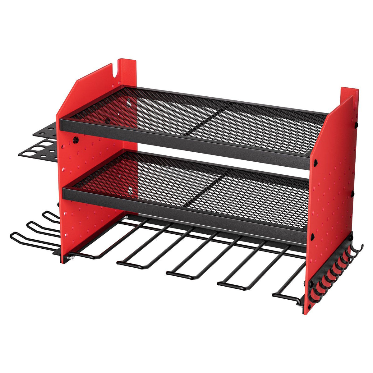 Power Tool Organizer Wall Mount, 3-Layer Storage Rack with 4 Drill Holders, Tools Holder and Storage Rack V952-DDGJJTZGBK3C97DJ3002V0