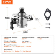High Pressure Fuel Pump with Gasket and Bolts, Compatible with Buick LaCrosse, Regal, Verano, Chevrolet V952-DDGYRYBGYRYB18IHZV9