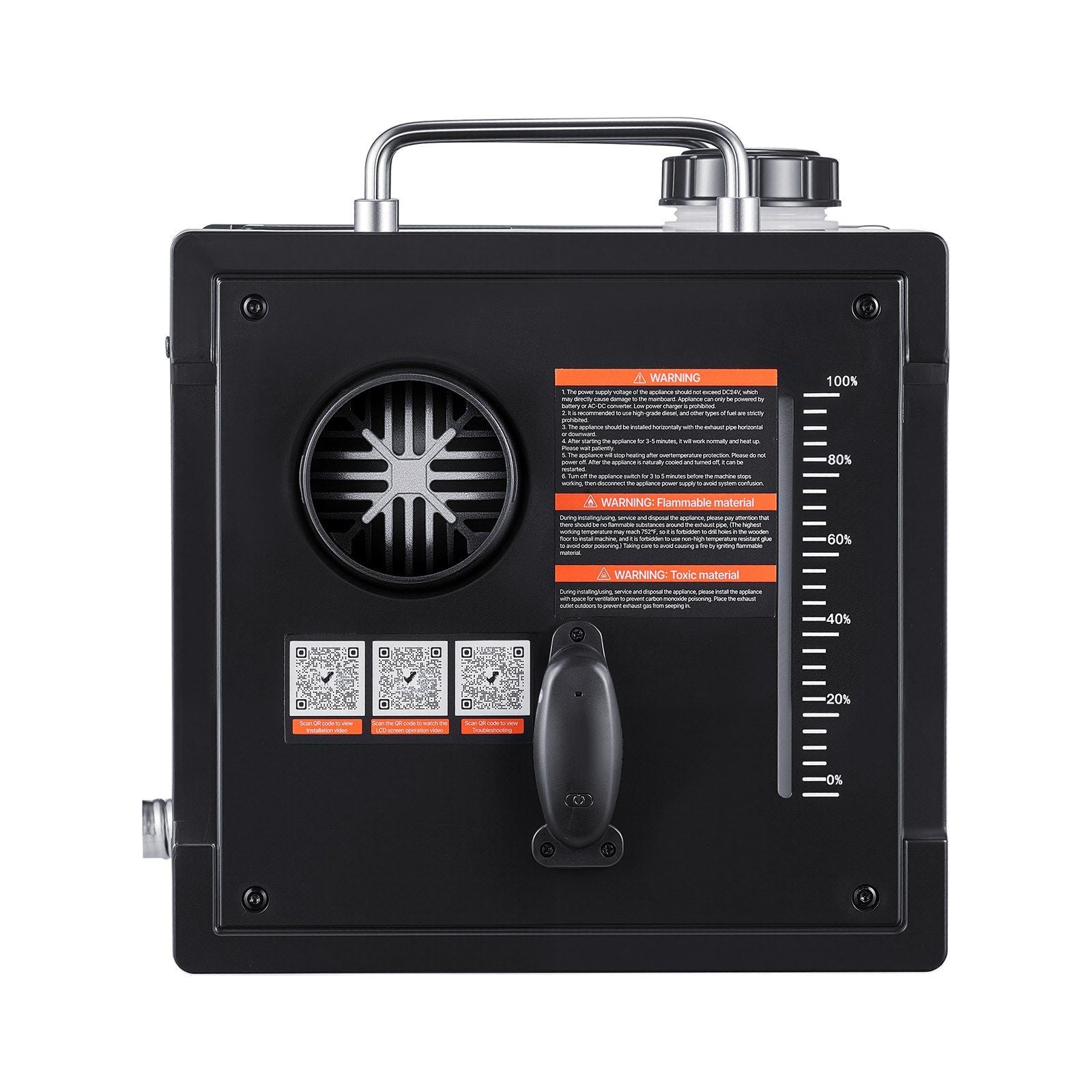 Diesel Heater, 8KW, DC 12V/24V, All in One Portable Diesel Air Heater with Bluetooth APP Control, Remote V952-DDKCYJRQ25N16A38N001V3