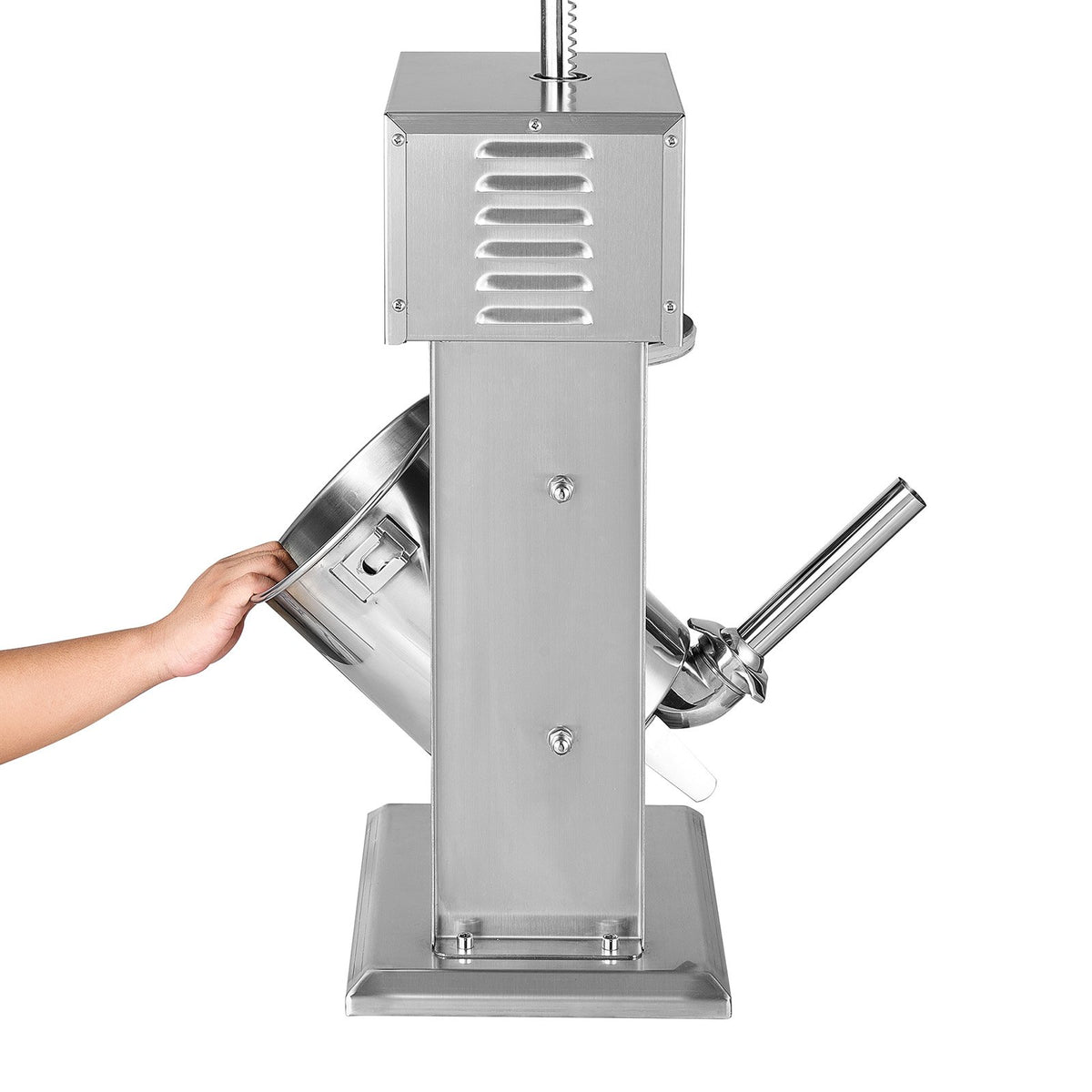 Electric Sausage Stuffer, 22 LBS / 10 L Vertical Meat Stuffer, Stepless Speed Control and Foot Pedal, V952-DDKGCJLS10L0V2TYT001V3