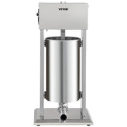 Electric Sausage Stuffer 15L Variable Speed Sausage Maker Stainless Steel V952-DDLSBX15L260W11X8V3