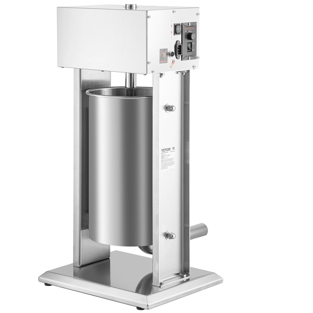 Electric Sausage Stuffer 15L Variable Speed Sausage Maker Stainless Steel V952-DDLSBX15L260W11X8V3