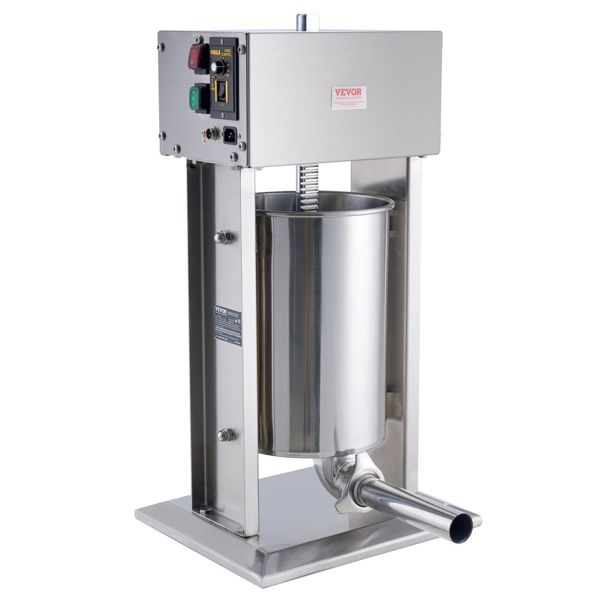 Electric Sausage Stuffer, 12 L / 25 LBS Vertical Meat Stuffer, 200W Motor, Stepless Speed Control and Foot V952-DDLSBXGGCJ12NGFTNV3