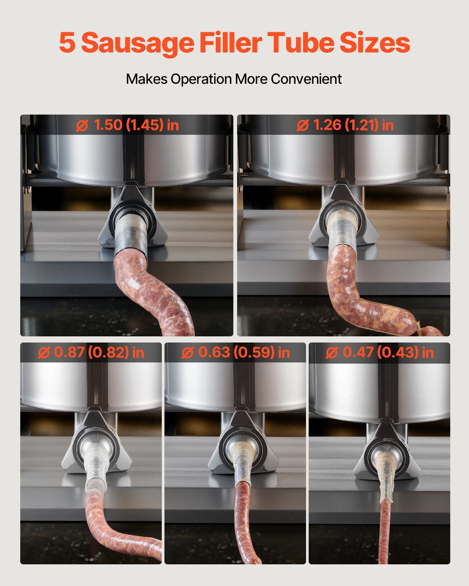 Electric Sausage Stuffer, 55 LBS / 25 L Vertical Meat Stuffer, Stepless Speed Control and Foot Pedal, V952-DDLSBXGGCJ250CTHB001V3