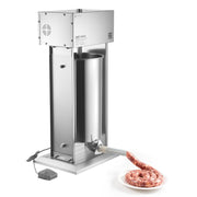 Electric Sausage Stuffer, 55 LBS / 25 L Vertical Meat Stuffer, Stepless Speed Control and Foot Pedal, V952-DDLSBXGGCJ250CTHB001V3