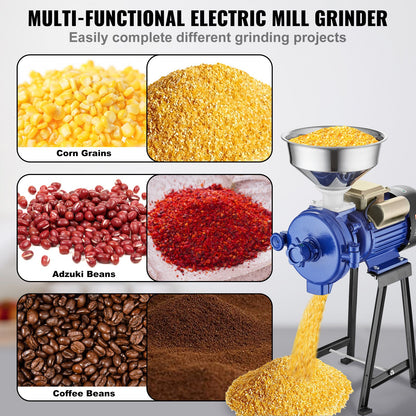 3000W Electric Grain Grinder Corn Wheat Flour Cereal Mill Dry Grinder V952-DDMPSGWYMJZTWGW67V3