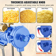 3000W Electric Grain Grinder Corn Wheat Flour Cereal Mill Dry Grinder V952-DDMPSGWYMJZTWGW67V3