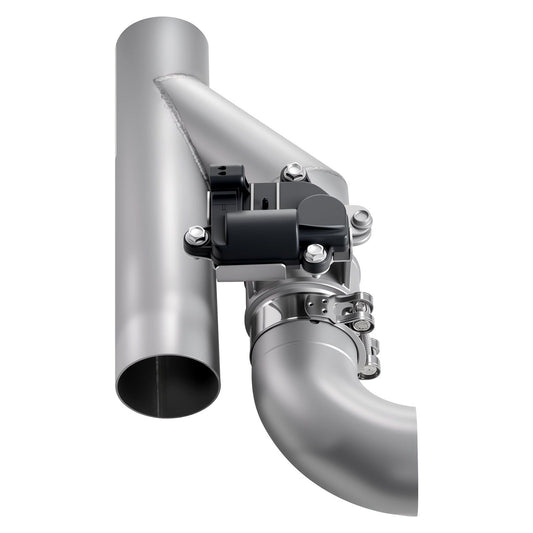 Electric Exhaust Cutout, 63.5 mm Universal Stainless Steel Exhaust Valve Kit with One Controller Remote Kit, V952-DDPQQDQWGK25MI3HN001V9