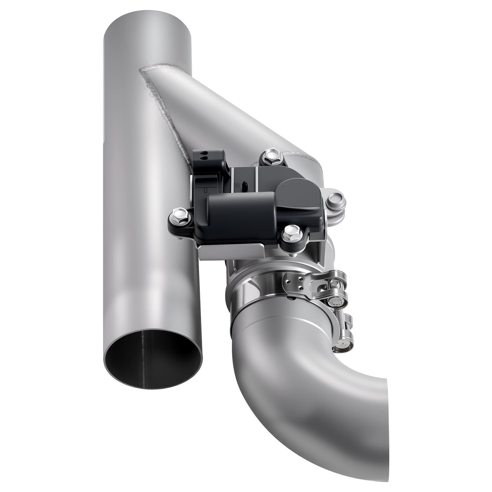 Electric Exhaust Cutout, 63.5 mm Universal Stainless Steel Exhaust Valve Kit with One Controller Remote Kit, V952-DDPQQDQWGK25MI3HN001V9