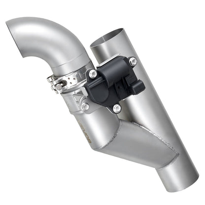 Electric Exhaust Cutout, 63.5 mm Universal Stainless Steel Exhaust Valve Kit with One Controller Remote Kit, V952-DDPQQDQWGK25MI3HN001V9