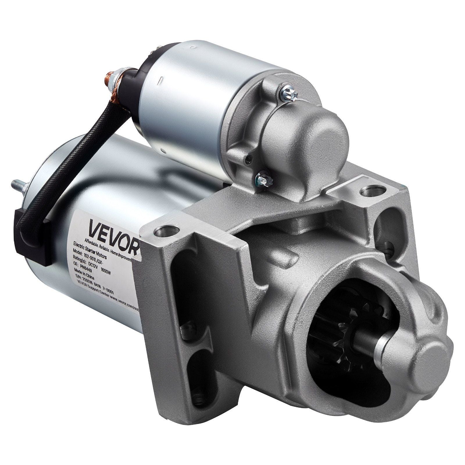 Starter 6449, Starter Motor Replacement Compatible with Oldsmobile Bravada V6 4.3L 96-98, Isuzu Hombre V6 V952-DDQDMDPN64490ZN02001V9
