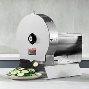Electric Vegetable Slicer, 0-0.5"/0-12mm Thickness Adjustable Commercial Slicer Machine, Convertible to V952-DDSCQPJBXG00D1ME3V3
