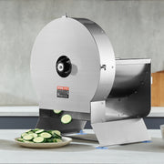 Electric Vegetable Slicer, 0-0.5"/0-12mm Thickness Adjustable Commercial Slicer Machine, Convertible to V952-DDSCQPJBXG133TSLKV3