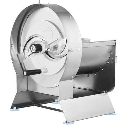 Electric Vegetable Slicer, 0-0.5"/0-12mm Thickness Adjustable Commercial Slicer Machine, Convertible to V952-DDSCQPJBXG133TSLKV3