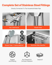 127 cm Electric Dog Grooming Bath Tub Stainless Steel w Water Filter V952-DDSJBXGCWYG5A2PK5V3