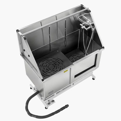 127 cm Electric Dog Grooming Bath Tub Stainless Steel w Water Filter V952-DDSJBXGCWYG5A2PK5V3