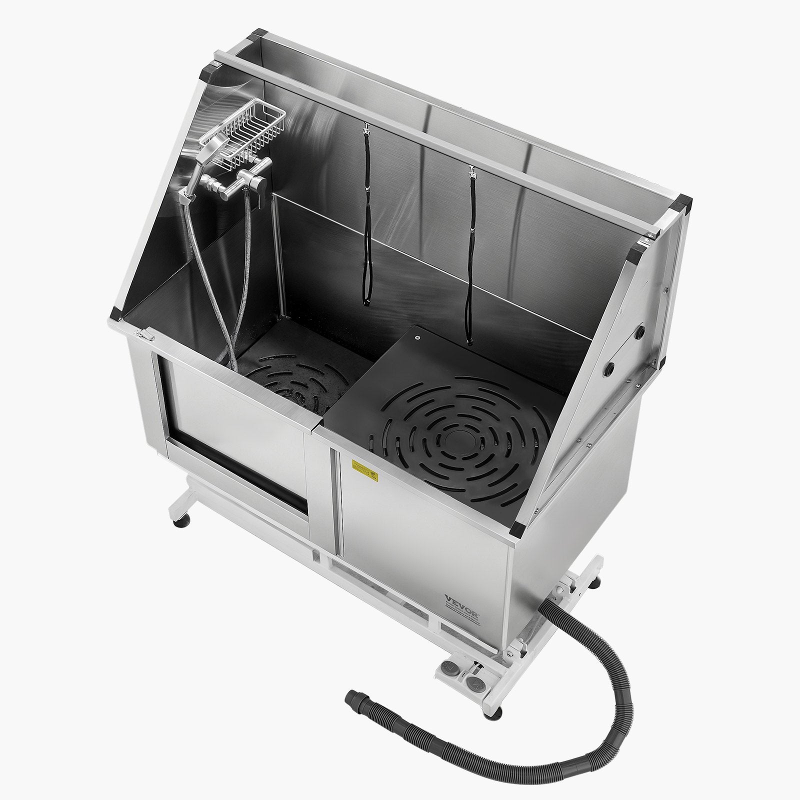 127 cm Electric Dog Grooming Bath Tub Stainless Steel w Water Filter Left V952-DDSJBXGCWYG5O3GV7V3