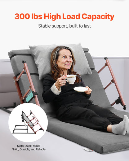 Electric Lifting Backrest 136 kg 4-68 degrees Adjustable with Folable Guardrail, 1910 x 960 mm V952-DDSJQBQSJKB94JIWQ001V3
