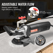 Wet Stone Polisher 4-Inch Electric Granite Polisher with 6 Speed & 7 Pads V952-DDSSPGJTZYPJHPVHMV3