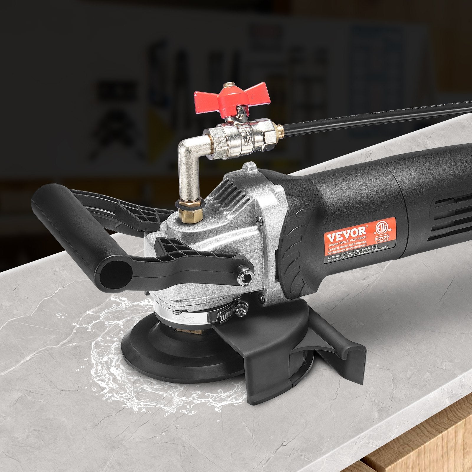 Wet Stone Polisher 4-Inch Electric Granite Polisher with 6 Speed & 7 Pads V952-DDSSPGJTZYPJHPVHMV3