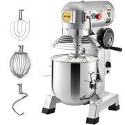 Commercial Stand Mixer, 850W Heavy Duty Electric Food Mixer, 15Qt Stainless Steel Bowl with 3 Speeds V952-DDSYJ15QT220V9V5GV3