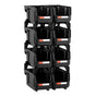 Plastic Stackable Storage Bins, 27.6 x 14 x 13 cm (8 Pack), Plastic Containers for Organizing and Storage V952-DDWLX8GZ5LHS988AE001V0