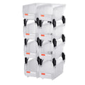 Plastic Stackable Storage Bins, 27.6 x 14 x 13 cm (8 Pack), Plastic Containers for Organizing & Storage Bins V952-DDWLX8GZ5LTMCQQ5O001V0