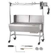 Rotisserie Grill with Windscreen, BBQ Whole Pig Lamb Goat Charcoal Spit Grill, 35 Inch 90 Lbs Capacity, V952-DDXZKJ35YCDBV3Y2GV3