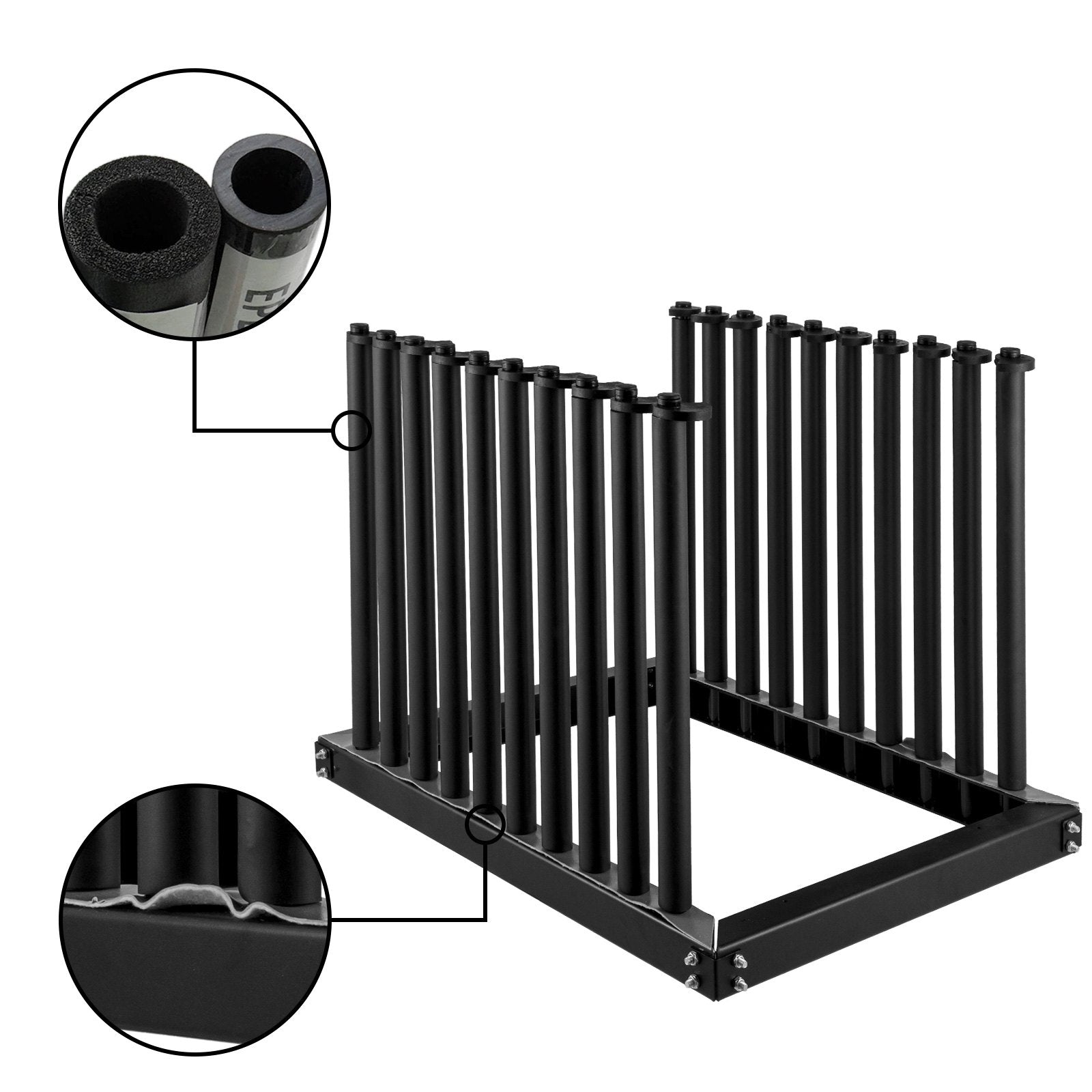 Windshield Rack 9-Lite, Windshield Truck Rack Steel, Windshield Glass Rack 24-Inch Height, Windshield Rack V952-DFBLJGM301U-90001V0