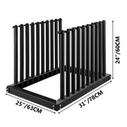Windshield Rack 9-Lite, Windshield Truck Rack Steel, Windshield Glass Rack 24-Inch Height, Windshield Rack V952-DFBLJGM301U-90001V0