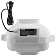 4" to 4.5" Radon Mitigation Fan System Quiet 380CFM Inline Duct Waterproof V952-DFSDJ6INCH3813O5AV3