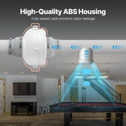 4" to 4.5" Radon Mitigation Fan System Quiet 380CFM Inline Duct Waterproof V952-DFSDJ6INCH3813O5AV3