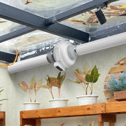 4" to 4.5" Radon Mitigation Fan System Quiet 380CFM Inline Duct Waterproof V952-DFSDJ6INCH3813O5AV3