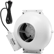 4" to 4.5" Radon Mitigation Fan System Quiet 380CFM Inline Duct Waterproof V952-DFSDJ6INCH3813O5AV3
