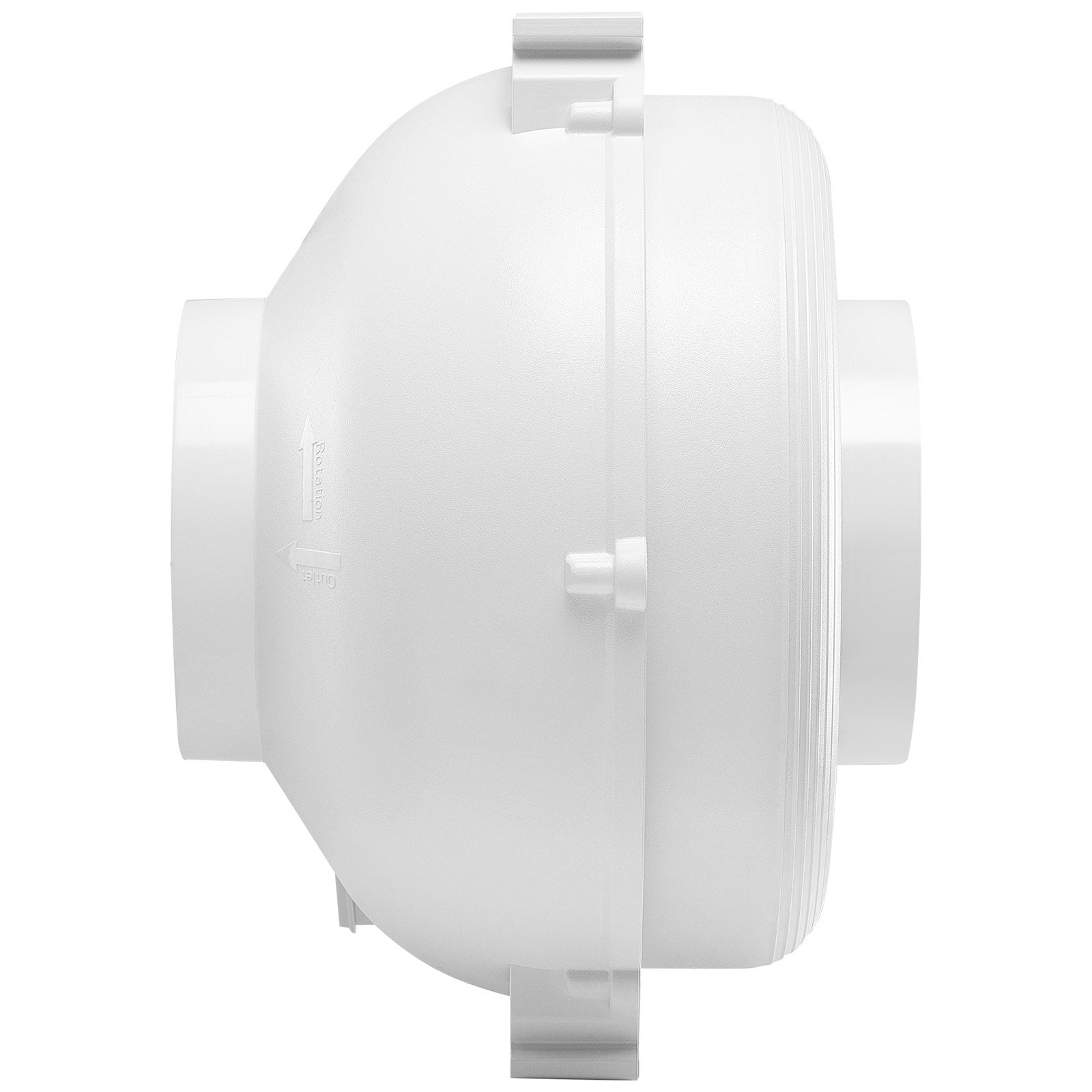 4" to 4.5" Radon Mitigation Fan System Quiet 380CFM Inline Duct Waterproof V952-DFSDJ6INCH3813O5AV3