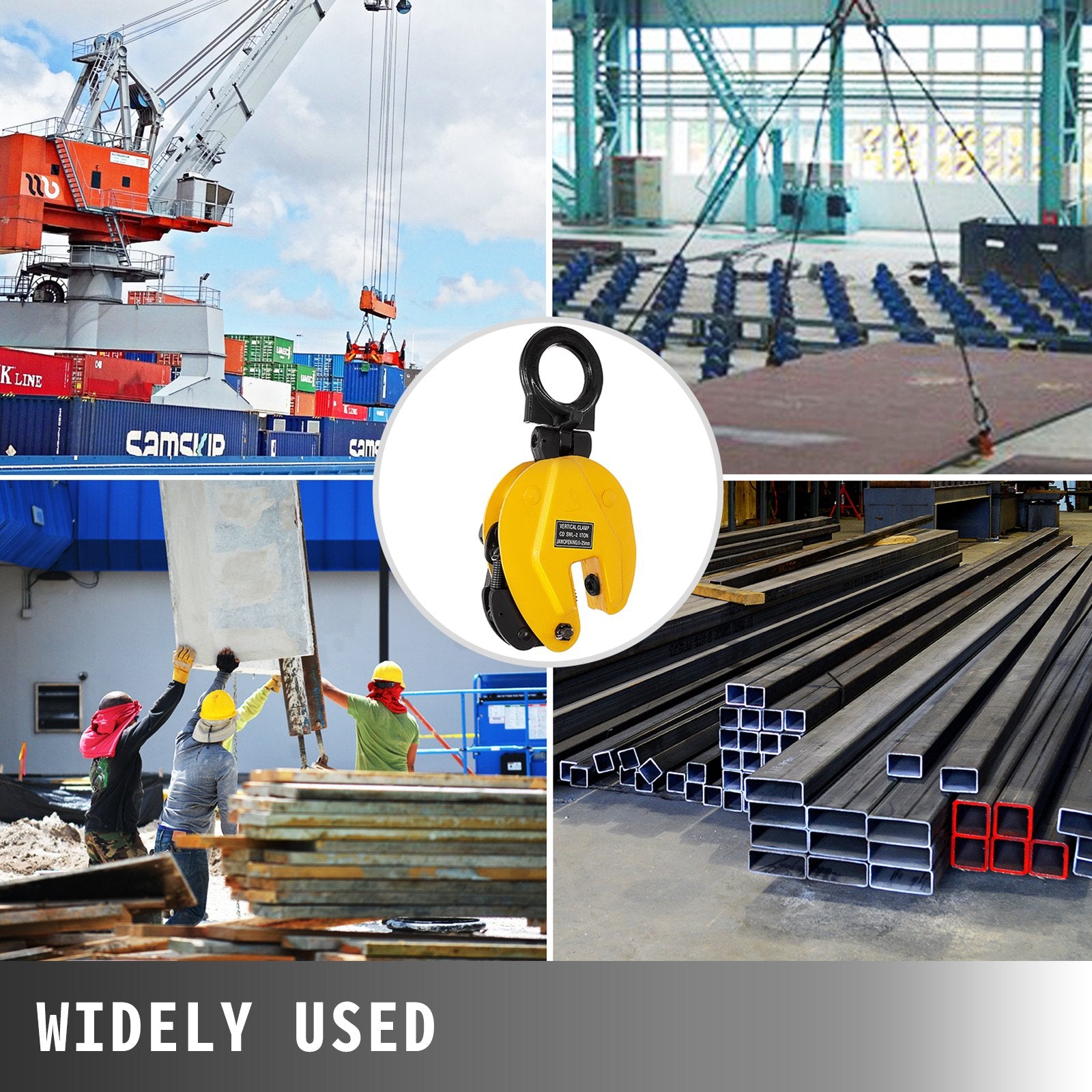 1T Vertical Plate Lifting Clamp Grab Clamp Dog Steel Lift Grip Sling V952-DG1TSD00000000001V0
