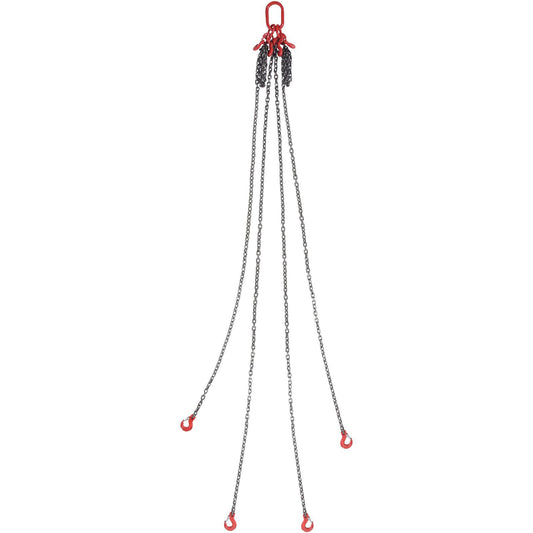 Chain Sling, 8 mm x 300 cm Lifting Chains with Hooks, G80 Engine Chain Hoist Lifts, 5 Ton Lifting Sling V952-DGDLHHMGFH1JG4PKZV0