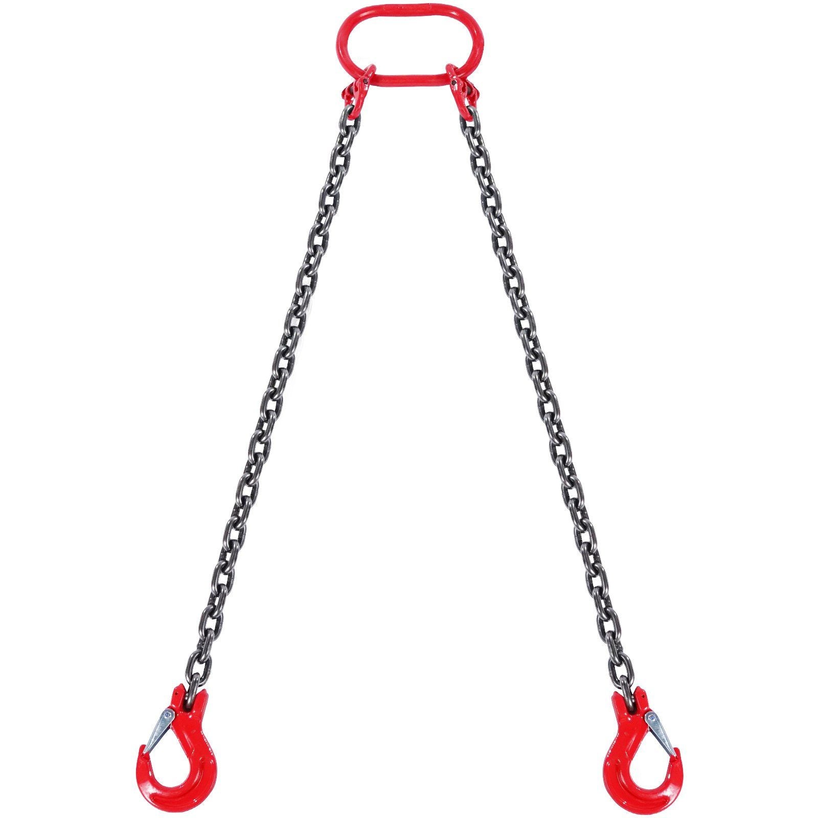 Chain Sling, 8 mm x 150 cm Lifting Chains with Hooks, G80 Engine Chain Hoist Lifts, 3 Ton Capacity Lifting V952-DGDLHHMGFH1JITULLV0