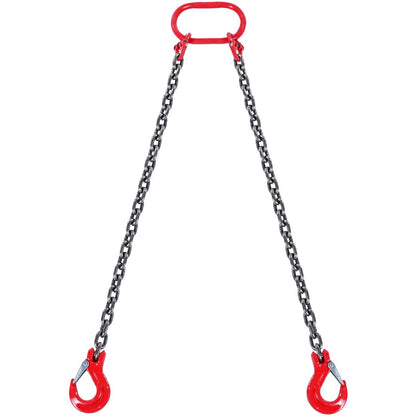 Chain Sling, 8 mm x 150 cm Lifting Chains with Hooks, G80 Engine Chain Hoist Lifts, 3 Ton Capacity Lifting V952-DGDLHHMGFH1JITULLV0
