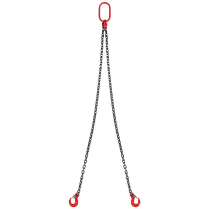 Chain Sling, 8 mm x 150 cm Lifting Chains with Hooks, G80 Engine Chain Hoist Lifts, 3 Ton Capacity Lifting V952-DGDLHHMGFH1JITULLV0