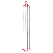 Chain Sling, 10mm x 3 m Lifting Chains with 4 Leg Grab Hooks, Heavy Duty G80 Alloy Steel Lifting Sling, 10.4 V952-DGDLHHMGFH1JKA9OV001V0