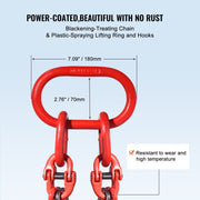 Chain Sling, 10 mm x 300 cm Lifting Chains with Hooks, G80 Engine Chain Hoist Lifts, 8 Ton/8344 kg Lifting V952-DGDLHHMGFH1JVNVOQV0