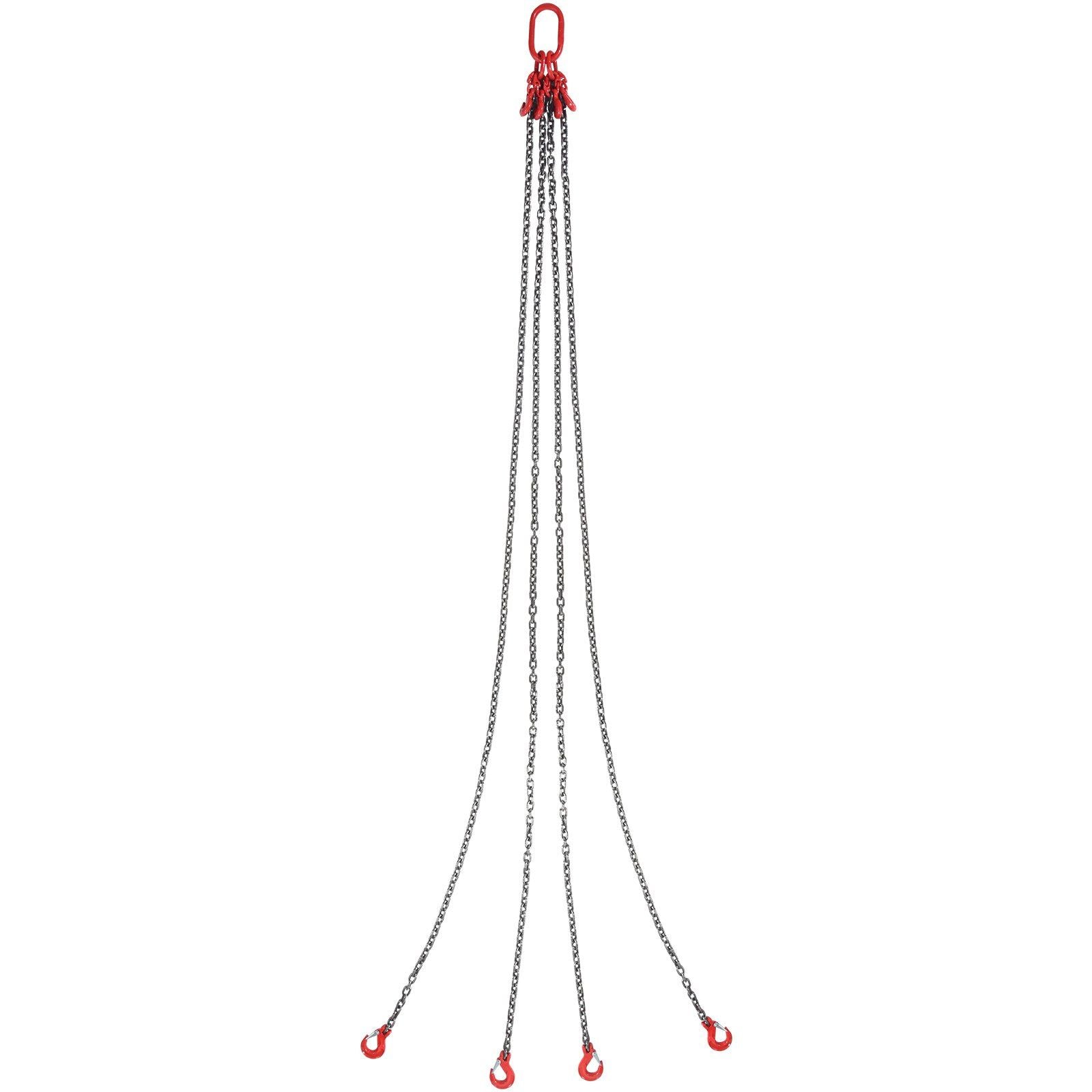 Chain Sling, 10 mm x 300 cm Lifting Chains with Hooks, G80 Engine Chain Hoist Lifts, 8 Ton/8344 kg Lifting V952-DGDLHHMGFH1JVNVOQV0