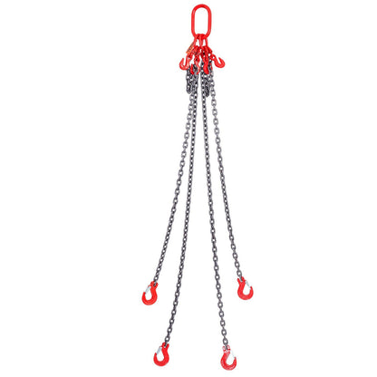 Chain Sling, 8 mm x 150 cm Lifting Chains with Hooks, G80 Engine Chain Hoist Lifts, 5 Ton Lifting Sling V952-DGDLJZMGFHZYJ5B2UV0