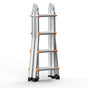 Telescoping Ladder A Frame, 13 FT Compact Aluminum Extension Ladder, Multi-Function Portable Collapsible RV V952-DGNAZXYST40MJ7HIQV0