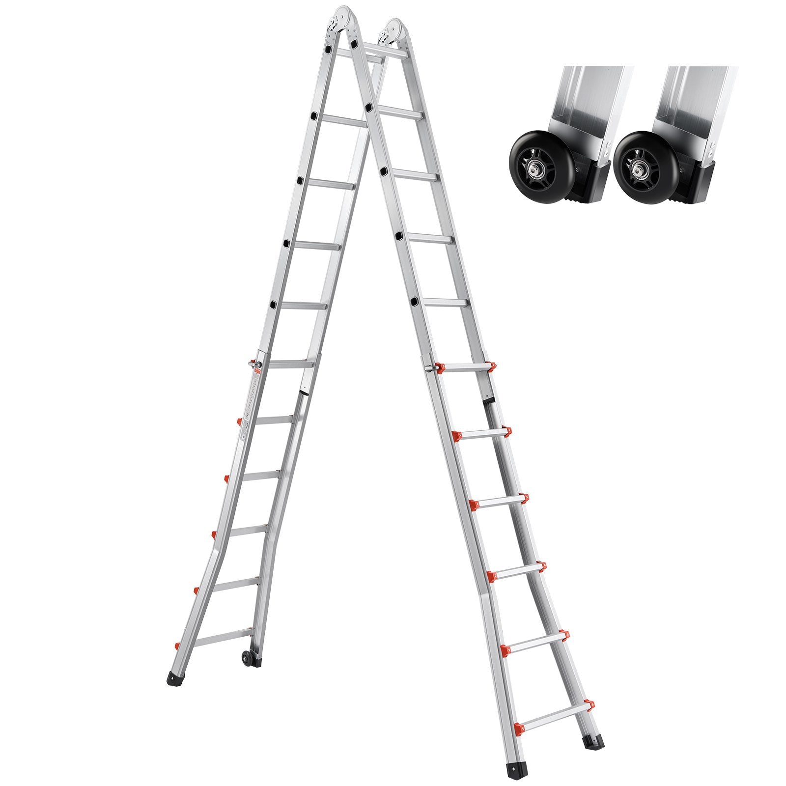 Telescoping Ladder A Frame 20 FT Extension Multi-Function for Homework V952-DGNAZXYST62MS3QAVV0