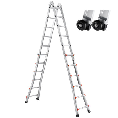 Telescoping Ladder A Frame 20 FT Extension Multi-Function for Homework V952-DGNAZXYST62MS3QAVV0