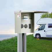 20/30/50A Temporary RV Power Outlet Box Electrical Outdoor Receptacle Box V952-DGNCRV203050AY3ZNV0